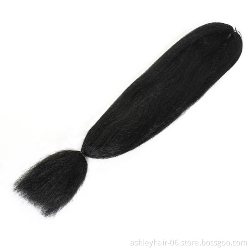 extra long Kanekalon Flame retardanc Jumbo Braid Hair black  braids Hair Extensions